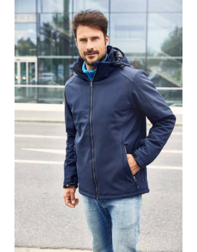 Jachetă softshell sporturi de iarnă cu 3 straturi pentru bărbați